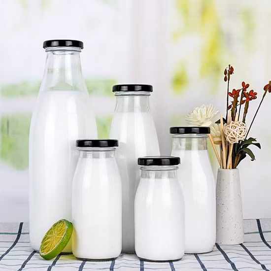 200ml 500ml 음료용 도매 빈 둥근 주스 병