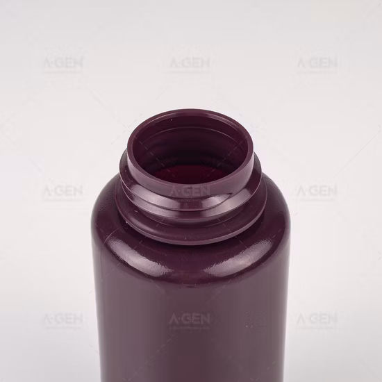 30ml 실험실 약 빈 투명 플라스틱 액체 용기 넓은 입 시약 병 B